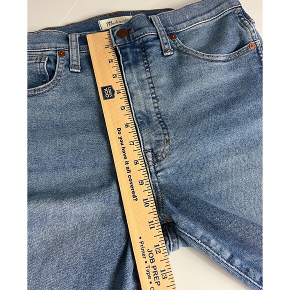 Madewell 10" High-Rise Skinny Jeans in Ainsworth Wash Raw-Hem Edition Women's 30 - Picture 10 of 12